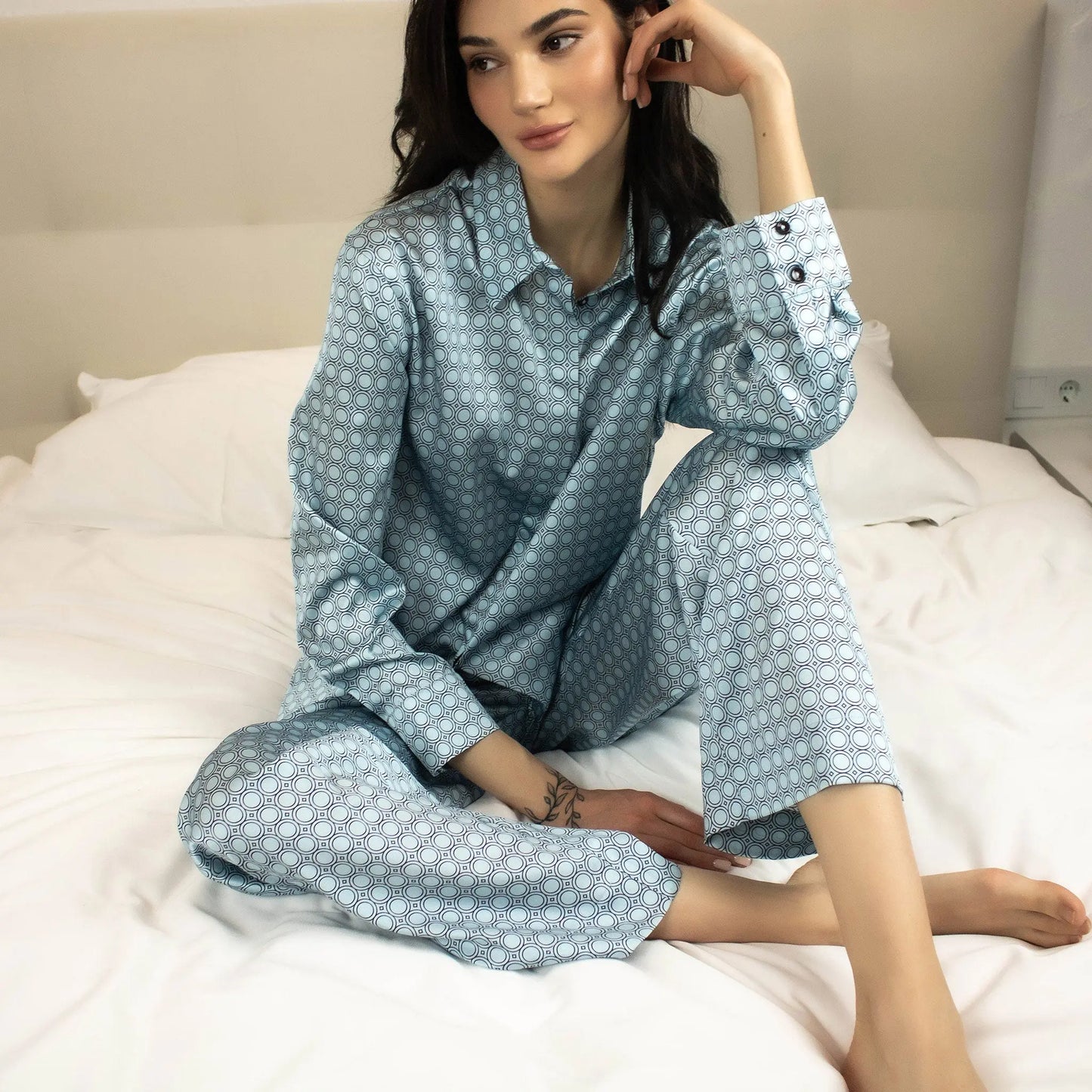 The Lady Silk PJ SET NOKAYA