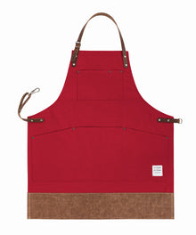  The Original Apron With Leather Trim Risdon & Risdon