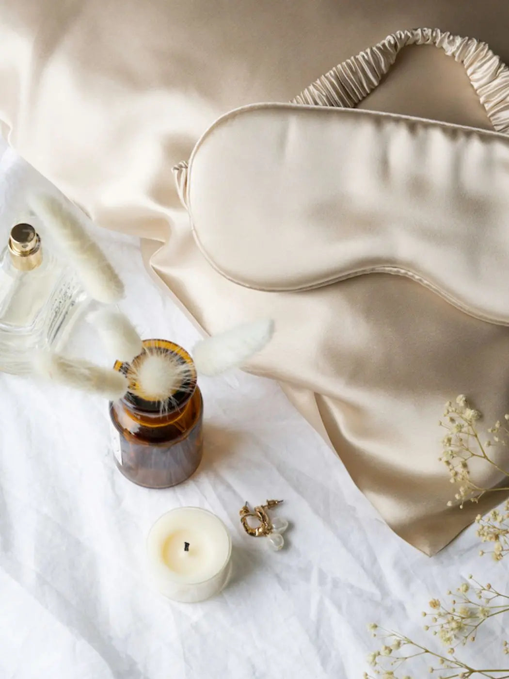 The Silk Sleep Set - Champagne Liv Lindley Silk Studio