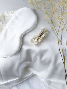  The Silk Sleep Set - Pearl White Liv Lindley Silk Studio