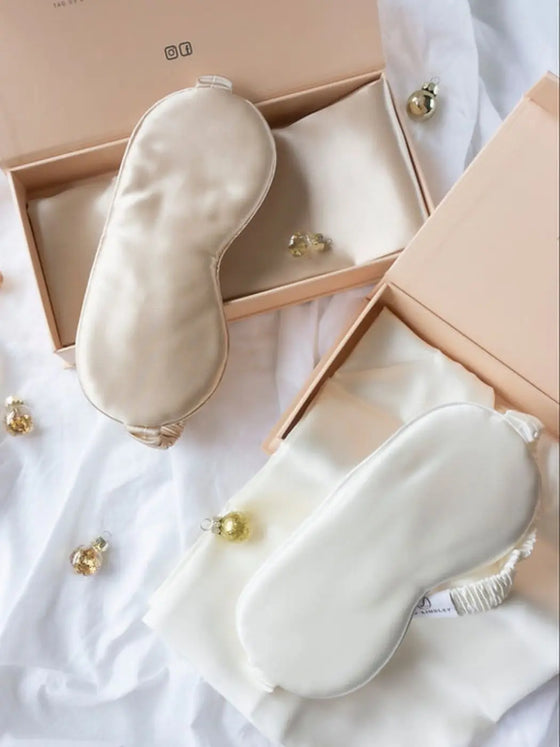 The Silk Sleep Set - Pearl White Liv Lindley Silk Studio