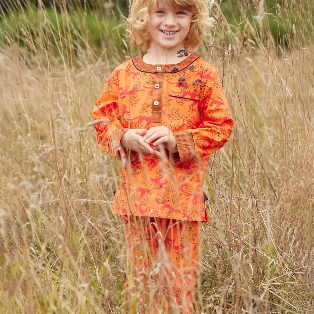 The Unspotted Leopard Kids Pyjama Trouser Set Kutti Lulu