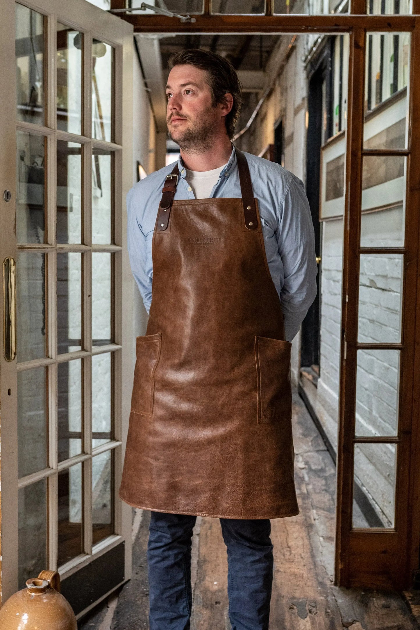 The Wenlock - Handcrafted Leather Apron Risdon & Risdon