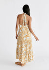 Tiered Halterneck Maxi Dress Paisie