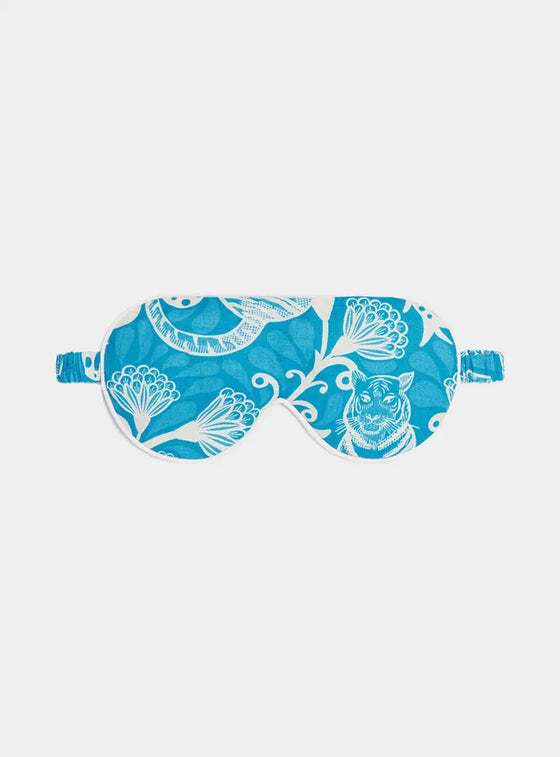 Tiger & Florals Organic Cotton Sleep Mask Myza