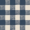 Titan Blue Gingham Wallpaper Piglet