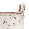 Large Quilted Storage Basket - Peaches Avery Row