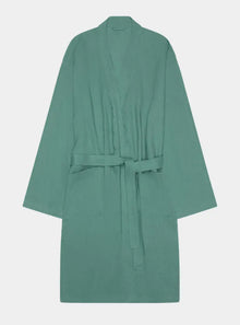  Tranquil Green Linen & Tencel Robe Piglet