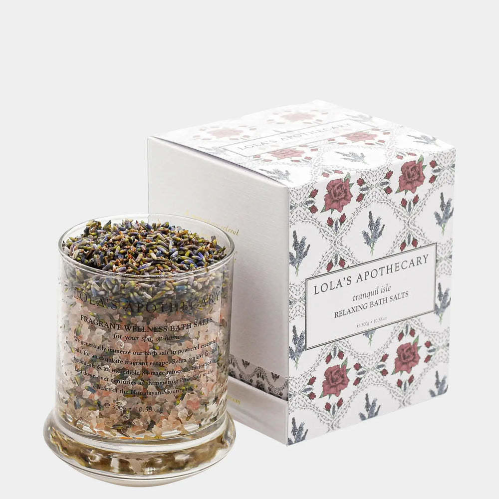 Tranquil Isle Relaxing Bath Salts Lola's Apothecary