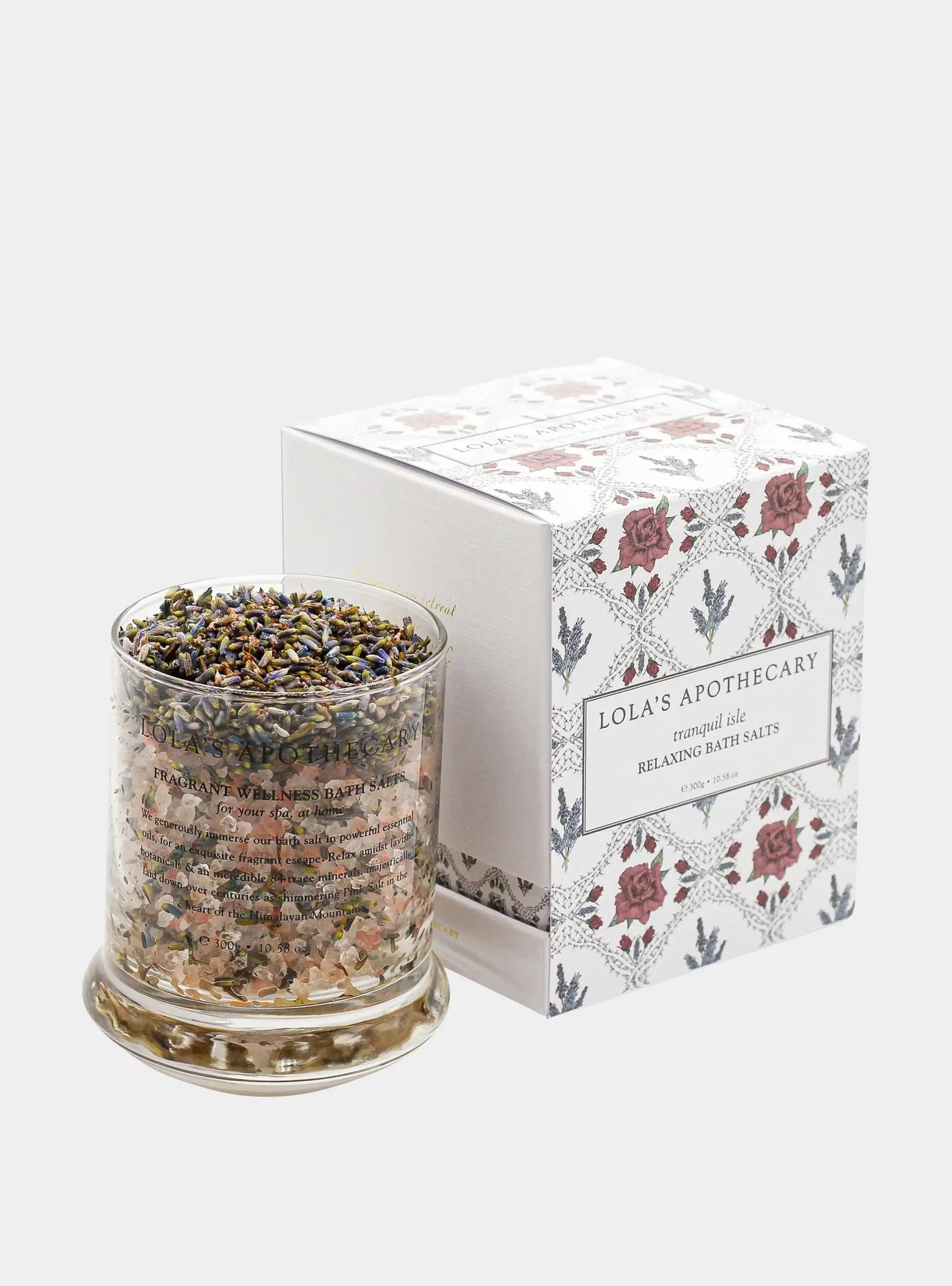 Tranquil Isle Relaxing Bath Salts Lola's Apothecary