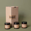 Trio of Small Soy Wax Vegan Candles Giftbox Nomad Society