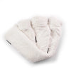 Triple White Faux Fur Hot Water Bottle Set CosyPanda