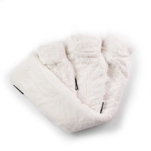  Triple White Faux Fur Hot Water Bottle Set CosyPanda