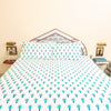 Turquoise Palm Tree Bedding Set