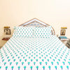 Turquoise Palm Tree Bedding Set Lulu and Nat