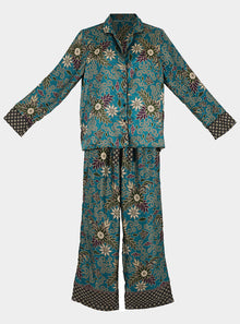  Turquoise Long Pyjama Set