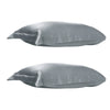 Two Satin Pillowcases - Grey SMUG