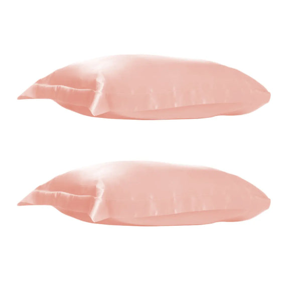 Two Satin Pillowcases - Pink SMUG