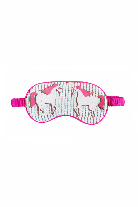 Silk Eye Mask for Kids / "Unicorns" Jessica Russell Flint