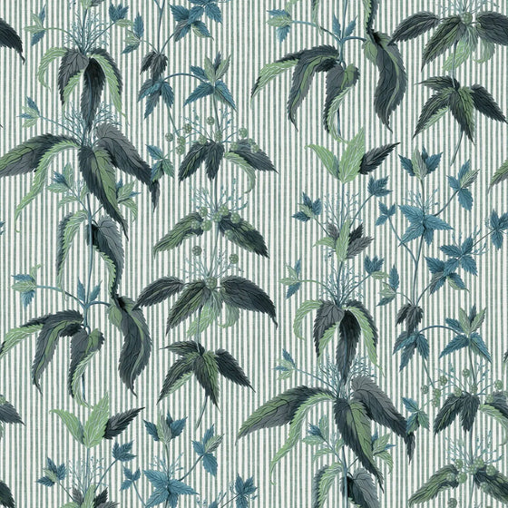 URTICA Wallpaper - Myrtle Stripe House of Hackney