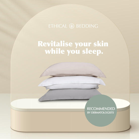 Eucalyptus Silk Pillowcase Pair in White (Best Seller)