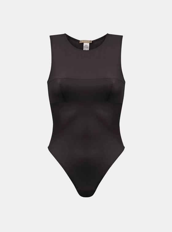 Ultra Black Bodysuit NOKAYA