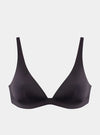 Ultra Padded Black Wireless Triangle Bralette NOKAYA