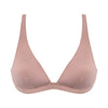 Ultra Padded Nude Wireless Triangle Bralette NOKAYA