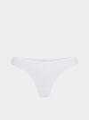 Ume Recycled-Lace Mid-Rise Briefs - Glacier White