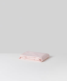  Light Pink Organic Cotton Fitted Sheet Undercover Living