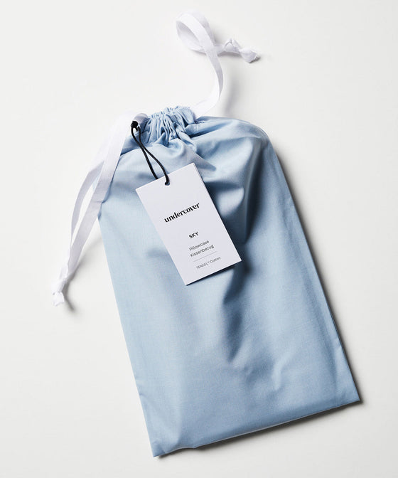 Sky Tencel Cotton Fitted Sheet