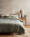 Moss Tencel Cotton Fitted Sheet