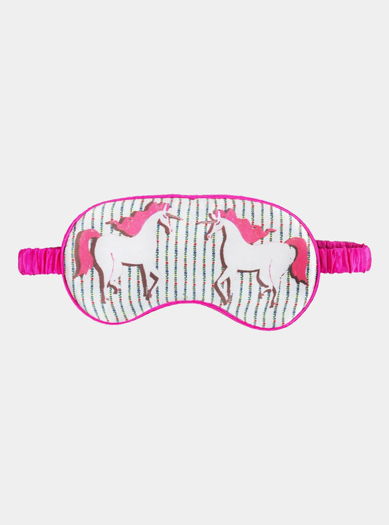 Unicorns Silk Eye Mask for Kids Jessica Russell Flint