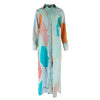 Us Tencel Twill Button-Down Long Shirt Dress - Myza