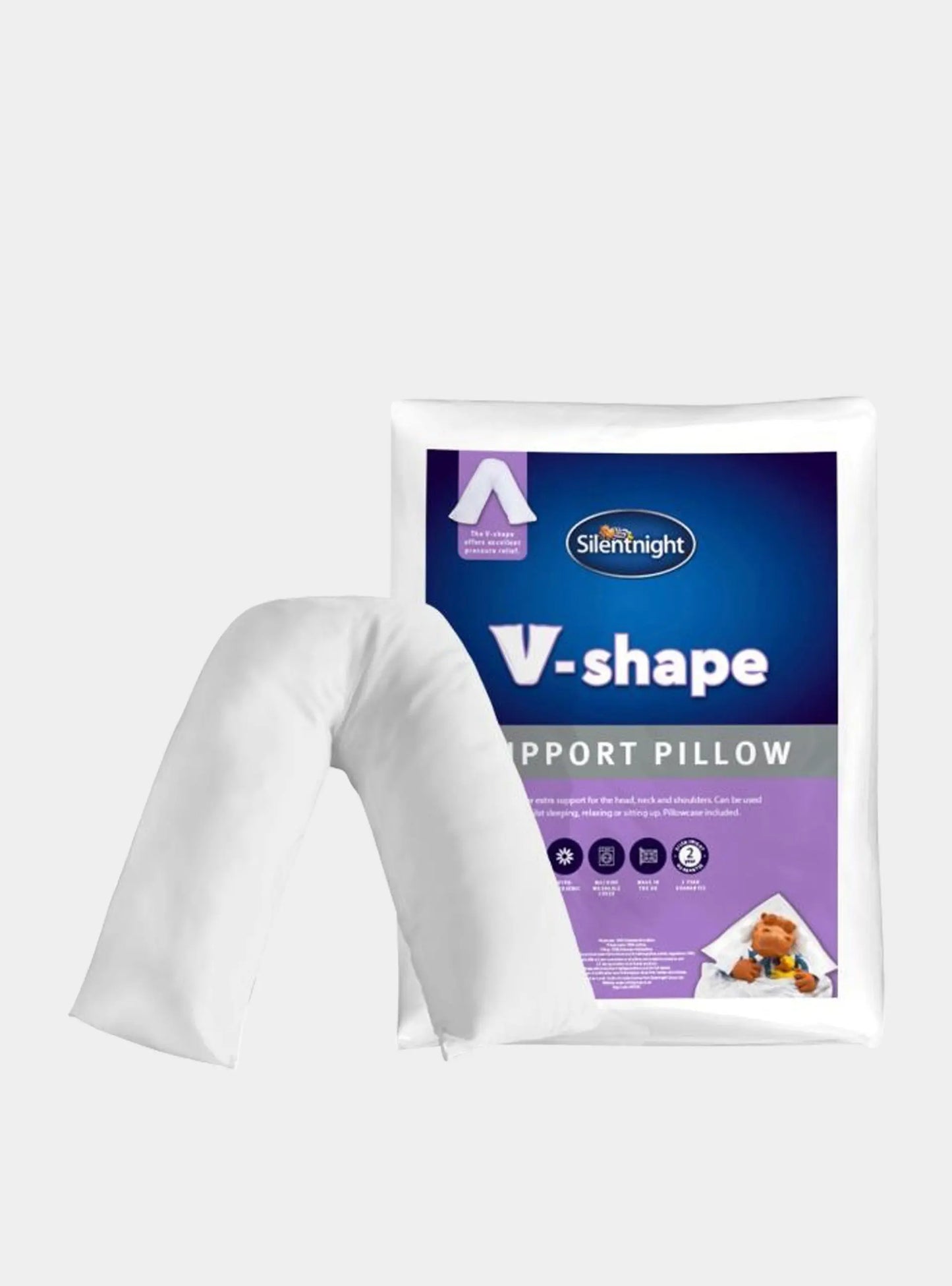 V Shape Support Pillow Silentnight