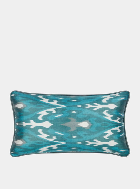 VERDIGRIS and JADE GREEN Cushion ROSANNA LONSDALE