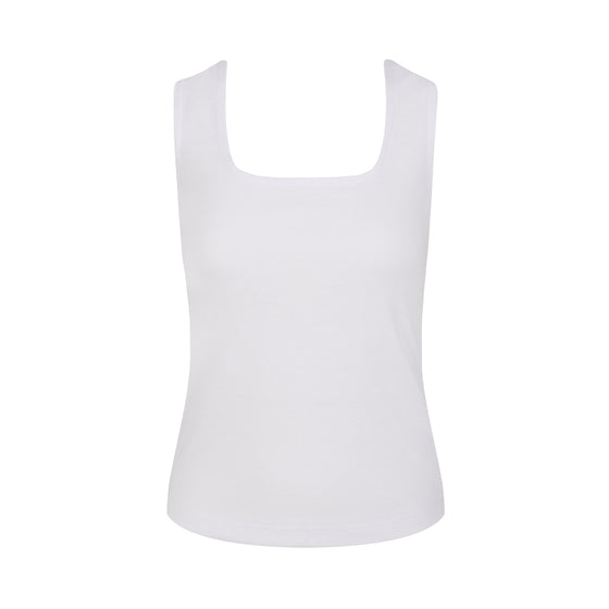 Gia Tank Top - White