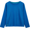 Vibrant Blue Unisex Boxy Sweatshirt Loungers