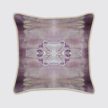  Violet Pink With Floral Pattern Silk Cushion Long Studio Design