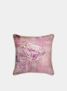  Violet Pink With Rose Silk Cushion Long Studio Design