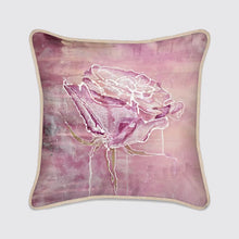  Violet Pink With Rose Silk Cushion Long Studio Design