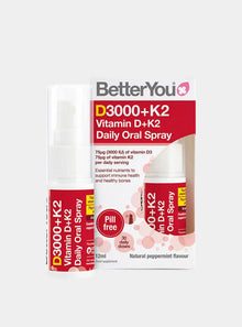  Vitamin D 3000 IU + K2 Oral Spray BetterYou