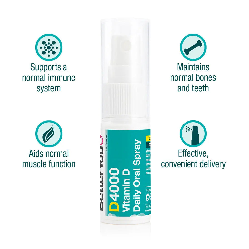 Vitamin D 4000 IU Oral Spray BetterYou