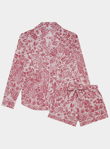  Viva Oasis Women's Long Sleeve Organic Cotton Pyjama Short Set