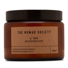  WANDERLUST Scented Soy Candle - 500ml Nomad Society