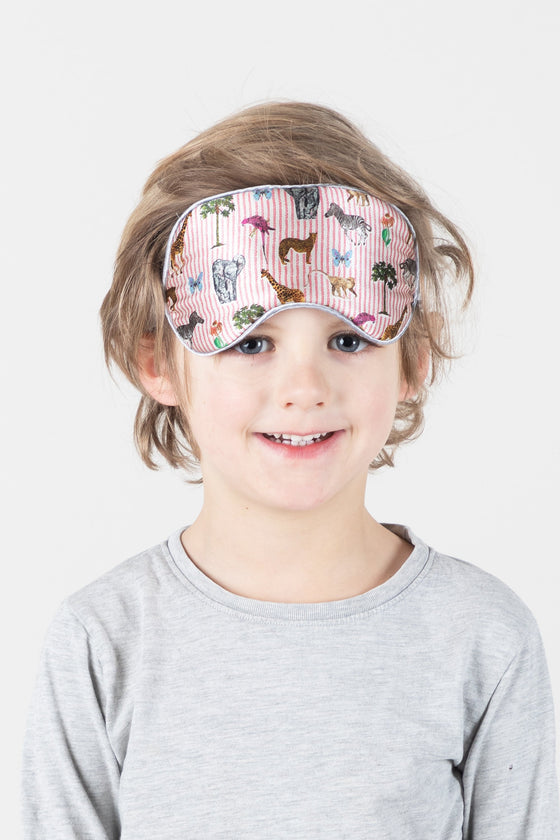 Silk Eye Mask for Kids / "Animals"