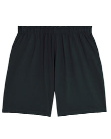  Organic Cotton Lightweight Sweatshorts in Jet Black