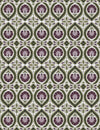 Wallpaper Acanthus and Wreath Grape on White - £37.50 per Sq Metre Long Studio Design