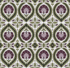 Wallpaper Acanthus and Wreath Grape on White - £37.50 per Sq Metre Long Studio Design