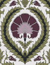 Wallpaper Acanthus and Wreath Grape on White - £37.50 per Sq Metre Long Studio Design